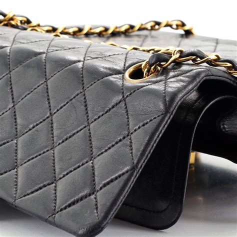 chanel quilted flap bag sizes|chanel lambskin medium flap bag.